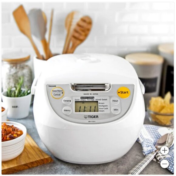 NEW! Tiger 5.5-Cup Micom Rice Cooker and Warmer - Picture 1 of 5
